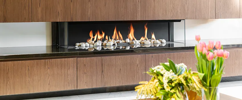 Double-height Fireplace Design Refurbishment in Federal Way, Washington